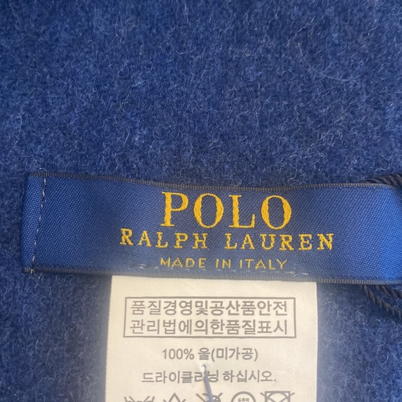 POLO RALPH LAUREN wool scarf. - Picture 3 of 6
